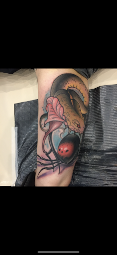 Explore butterfly tattoo placement ideas, creative tattoo ideas in Tallmadge, available at Killjoy tattoo