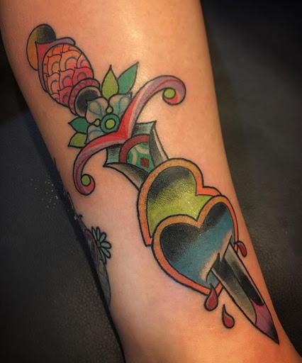 Explore 1976 tattoo ideas, creative tattoo ideas in San Diego, available at Sideshow Tattoo and Piercing