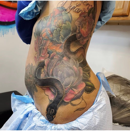 Explore name face tattoo ideas, creative tattoo ideas in Keyport, available at Taboo Tattoos