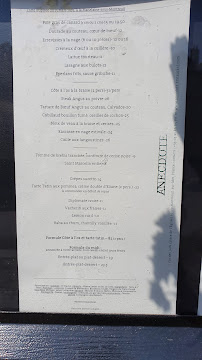 Restaurant gastronomique Anecdote restaurant à Montreuil-sur-Mer - menu / carte