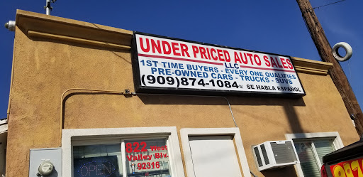 Underpriced Auto Sales, 822 W Valley Blvd, Bloomington, CA 92316, USA, 