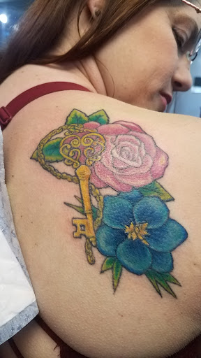 Explore steampunk tattoo ideas, creative tattoo ideas in Yorktown, available at Army Navy Tattoo