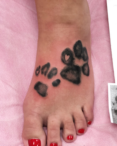 Explore california state tattoo ideas, creative tattoo ideas in Batavia, available at The Pretty Pin-Up Tattoo Parlor