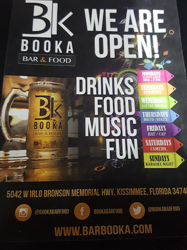 Bar & Grill «Booka Bar & Food», reviews and photos, 5042 W Irlo Bronson Memorial Hwy, Kissimmee, FL 34746, USA