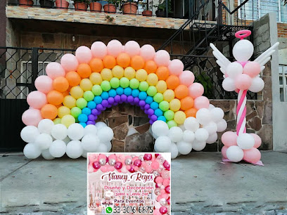 Decoración con globos y Candy Bar VIANEY REYES (Casa el Depa)
