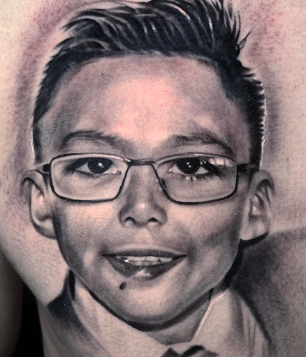 Explore partners name tattoo ideas, creative tattoo ideas in Wichita Falls, available at Firme Copias Tattoo shop