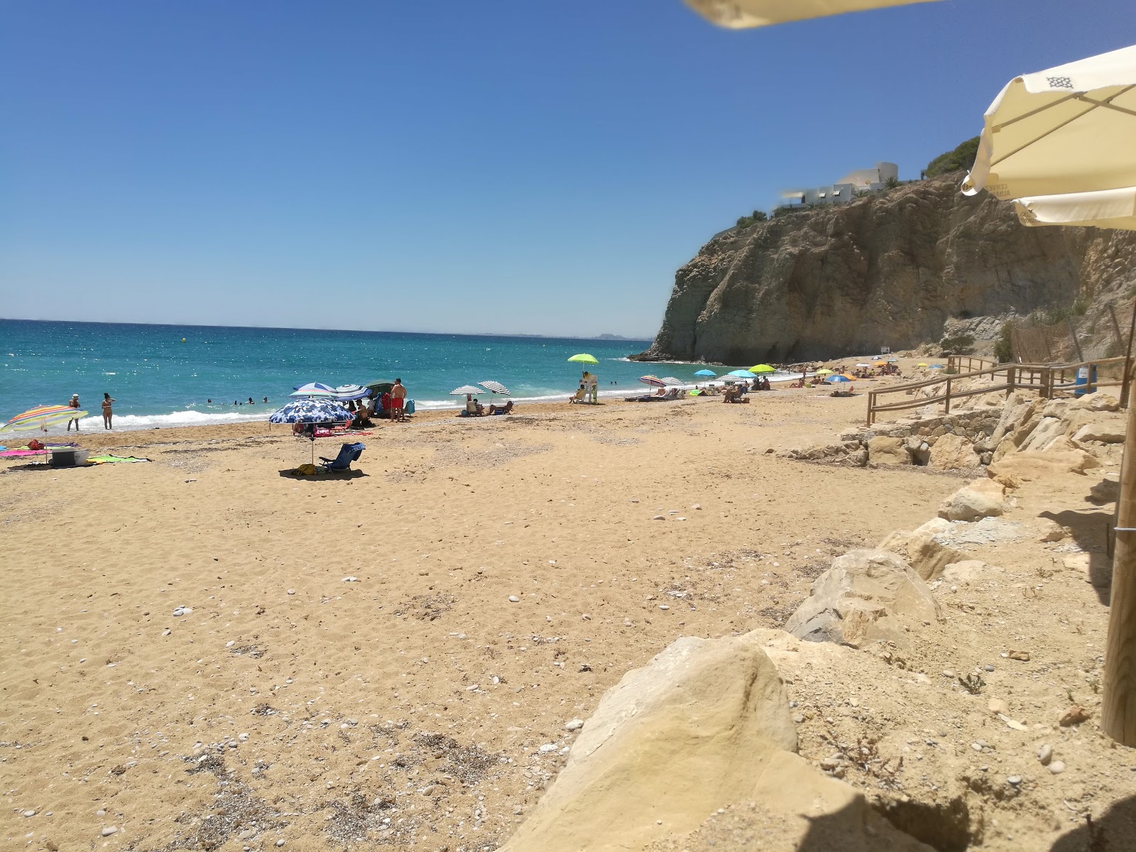 Foto de Platja del Bol Nou con cala pequeña