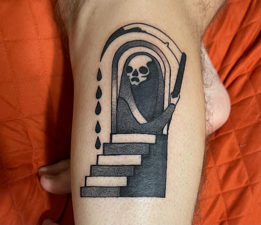 Explore men's fine line tattoo ideas, creative tattoo ideas in Buffalo, available at True Gloom Tattoo Studio