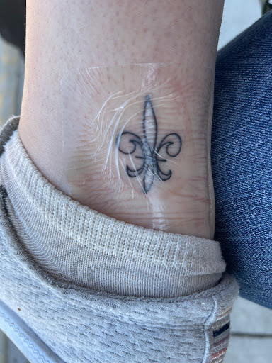 Explore his her matching tattoos ideas, creative tattoo ideas in New Orleans, available at TOUGH LOVE TATTOOS