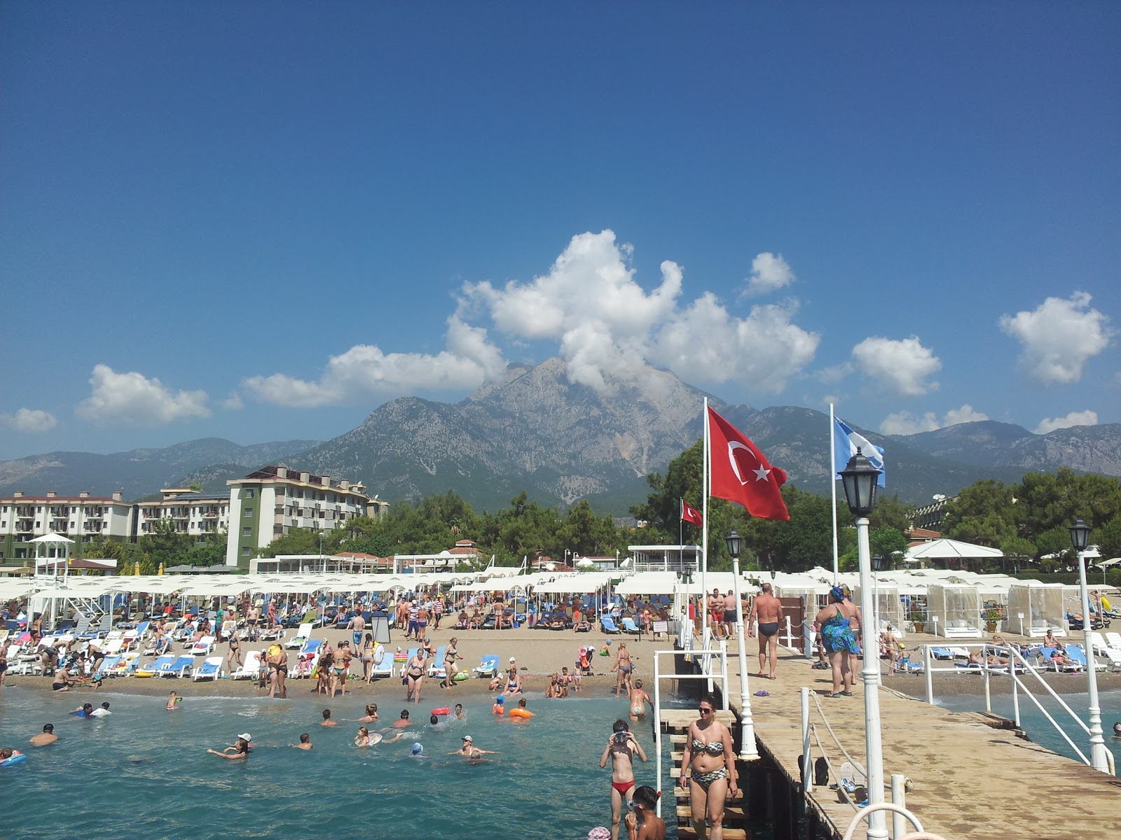 Photo of Onur Beach with turquoise pure water surface