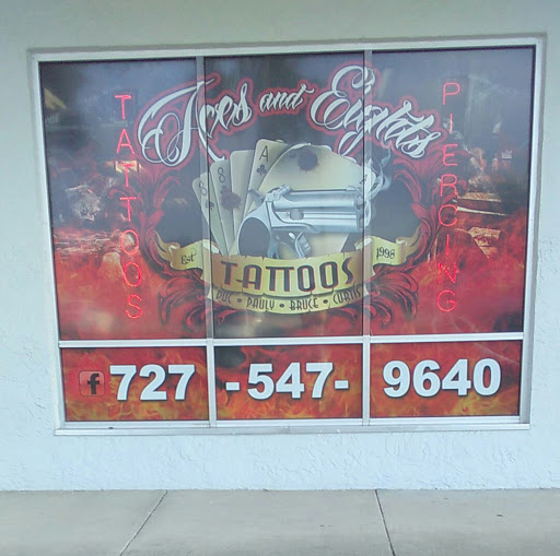 Tattoo Shop «Aces & Eights Tattoo Shop», reviews and photos, 6846 Park Blvd N, Pinellas Park, FL 33781, USA