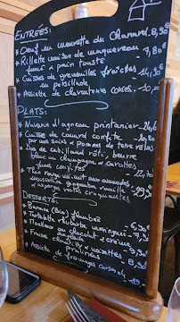 Le Chanard à Paris menu