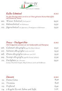 Toscana IV - Pizzeria Restaurant à Bad Herrenalb menu