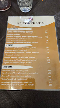Restaurant spécialisé dans la cuisine de Sardaigne Sa Corte Noa à Turin (le menu)