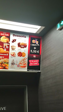 KFC Saint-Quentin à Saint-Quentin menu