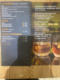 Restaurant de spécialités du Moyen-Orient Blumenhaus Restaurant à Nürtingen (la carte)