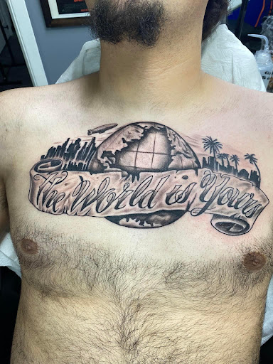 Explore mens behind ear tattoo ideas, creative tattoo ideas in Holland, available at Mi Vida Ink