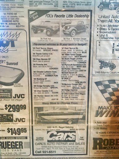 Car Repair and Maintenance «Cars», reviews and photos, N6594 N Rolling Meadows Dr, Fond du Lac, WI 54937, USA