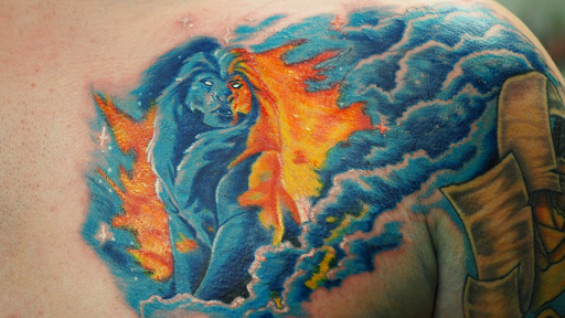 Explore marvel black panther tattoo ideas, creative tattoo ideas in Springfield, available at Poke and a Rub art studio