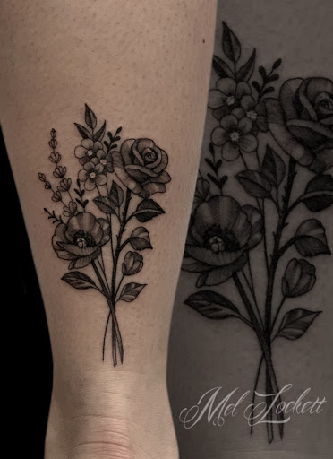 Explore neck tattoo ideas small, creative tattoo ideas in Nashville, available at Mel Lockett Tattoos