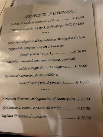 Menu du Il Convento à Corciano