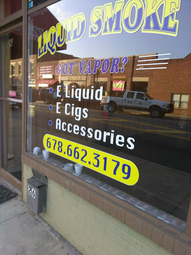 Liquid smoke vapor shop, 26 E Main St, Cartersville, GA 30120, USA, 