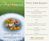 Restaurant La Pommeraie | Restaurant | Traiteur | Mariage | Séminaire | Anniversaire | Cérémonie | a Bernay à Treis-Sants-en-Ouche (la carte)