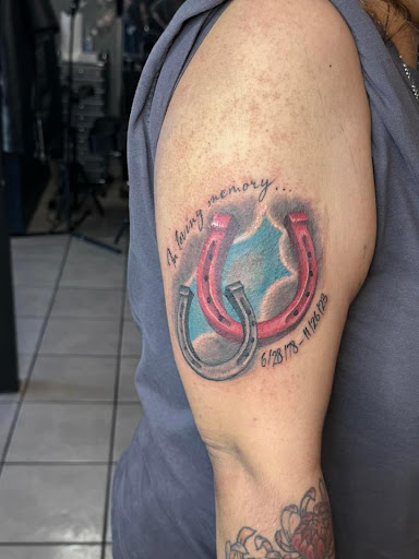 Explore dad fishing tattoo ideas, creative tattoo ideas in Round Rock, available at Supernova Tattoo Parlour