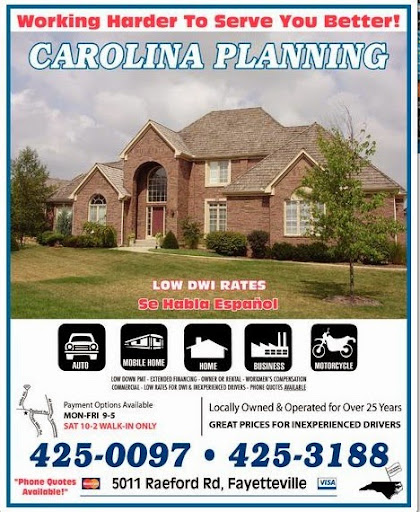 Carolina Planning Insurance, 1840 Owen Dr #104, Fayetteville, NC 28304, Auto Insurance Agency