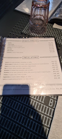 Restaurant Binario 14 à Modena (le menu)