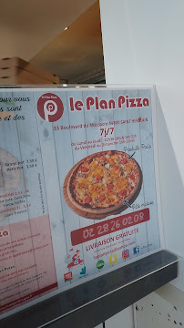 LE PLAN PIZZA à Saint-Herblain carte