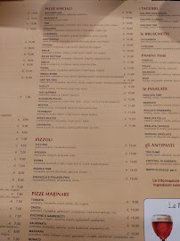 Pizzeria Time Avola à Avola (la carte)