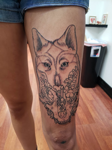 Explore mens spine tattoo ideas, creative tattoo ideas in Spokane, available at Feel Good Ink