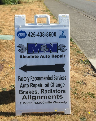 Auto Repair Shop «M&N Absolute Auto Repair», reviews and photos, 10011 3rd Ave SE, Everett, WA 98208, USA