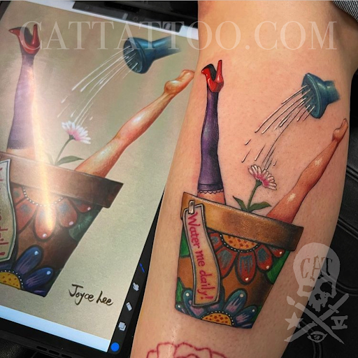 Explore south park tattoo ideas, creative tattoo ideas in Addison, available at Cat Tattoo
