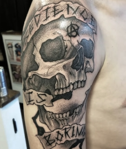 Explore compass rose tattoo ideas, creative tattoo ideas in Fort Myers, available at HOWL Tattoo & Piercing