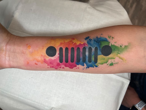 Explore band tattoo ideas, creative tattoo ideas in Goose Creek, available at Red Kirin Tattoo