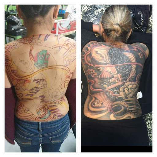 Explore heath ledger joker tattoo ideas, creative tattoo ideas in Colton, available at knuckleheads tattoo
