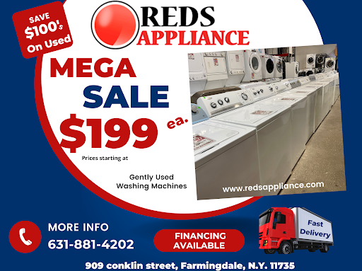 Appliance Store «Reds Appliance», reviews and photos, 909 Conklin St, Farmingdale, NY 11735, USA