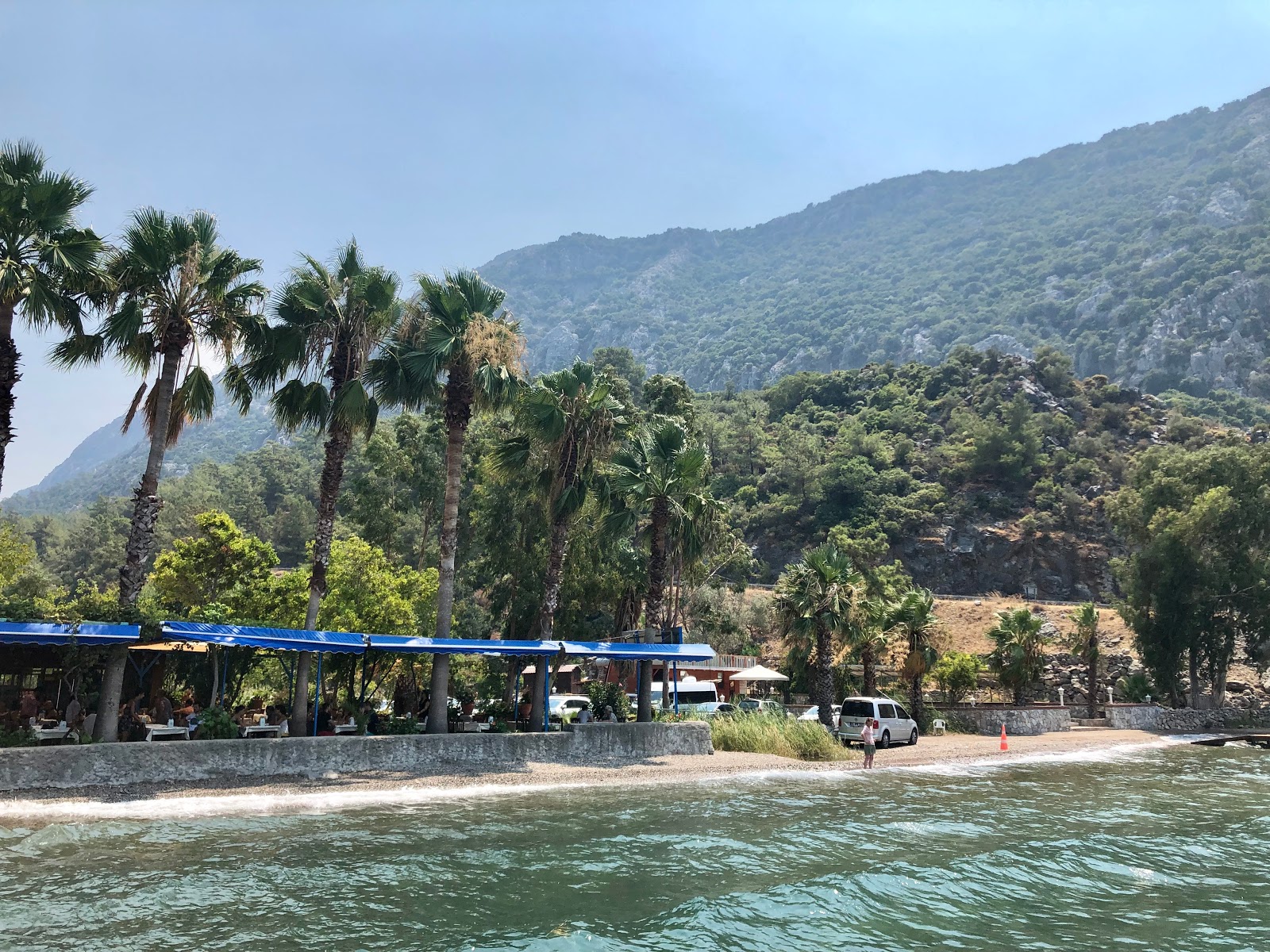 Foto di Delikliyol beach area del resort sulla spiaggia