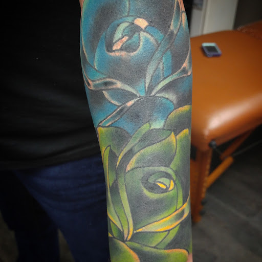Explore bmth tattoo ideas, creative tattoo ideas in Gadsden, available at Sacred Art Tattoo Company
