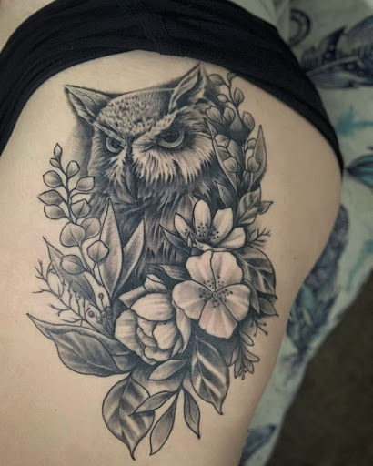 Explore tattoo name placement ideas, creative tattoo ideas in Lewisburg, available at Rose and Dagger Tattoo
