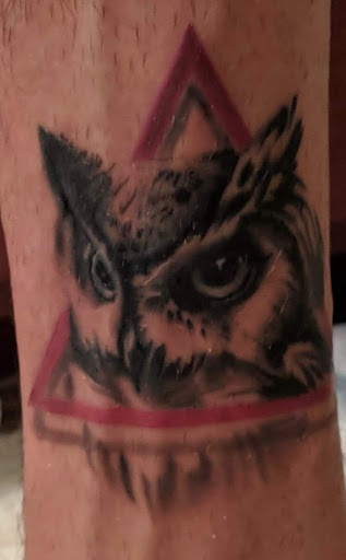 Explore temple tattoo ideas, creative tattoo ideas in Arlington, available at Pistol Petes Tattoo Saloon