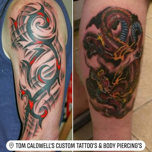 Explore gore tattoo ideas, creative tattoo ideas in Elko, available at Custom Tattoos and Body Piercing Studio