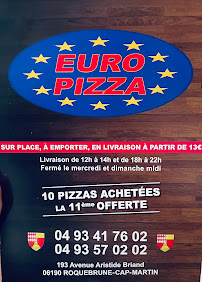 Photos du propriétaire du Pizzeria Euro Pizza (changement de propriétaire depuis Août 2020) à Roquebrune-Cap-Martin - n°11