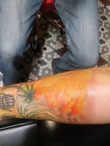 Explore clock tattoo ideas for men, creative tattoo ideas in Clovis, available at Diamond in the Ruff