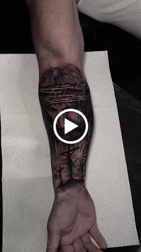 Explore watercolor tattoo ideas, creative tattoo ideas in Denton, available at Dark Age Tattoo Studio