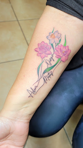 Explore tattoo cross ideas, creative tattoo ideas in Huntington Beach, available at Mechanical Concept Tattoo