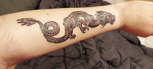 Explore ayahuasca tattoo ideas, creative tattoo ideas in Virginia Beach, available at World Famous Blue Horseshoe Tattoo and Piercing Independence