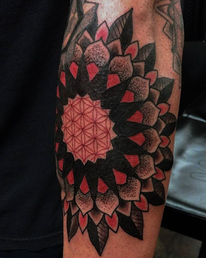 Explore carousel tattoo ideas, creative tattoo ideas in San Diego, available at Sideshow Tattoo and Piercing